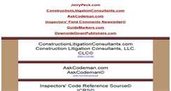 Desktop Screenshot of jerrypeck.com